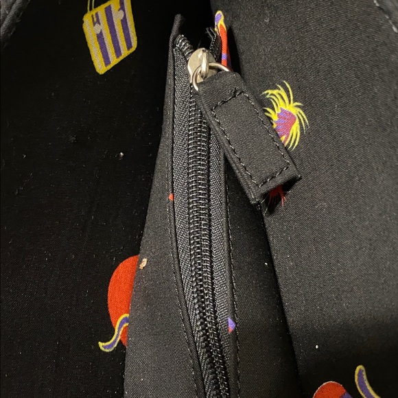 Stylish Black Tote Bag with Bamboo Handles - Picture 8 of 12